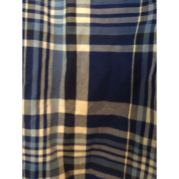 Ralph Lauren Boys Blue White Plaid Button Down Shirt Size XL - Picture 5 of 8